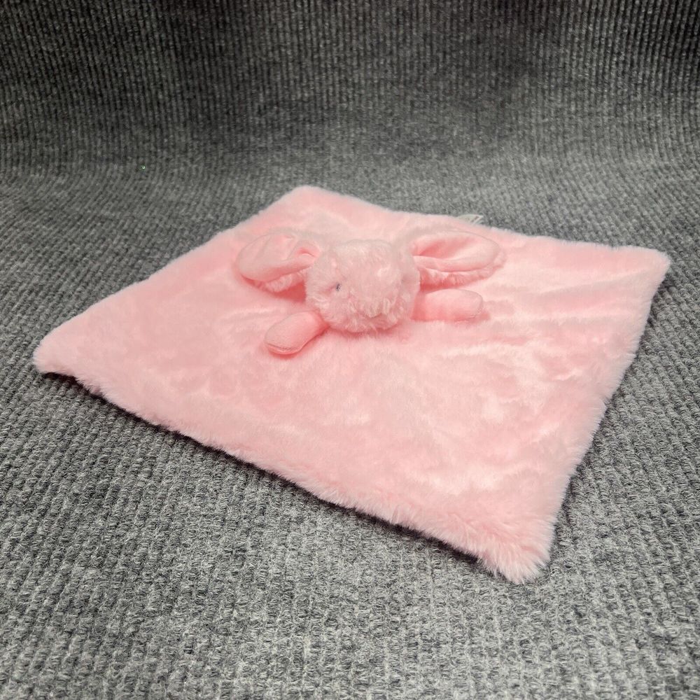 Apricot Lamb Lovey Security Blanket Pink Bunny 13x13 Stuffed Animal Toy Plush‎ - Picture 14 of 16